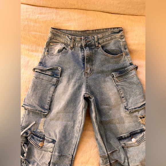 Cargo jeans - never worn - multiple pockets - Picture 8 of 8